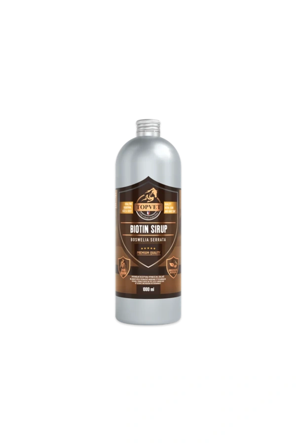 TOPVET Sirup Biotín s bosweliou 1000 ml