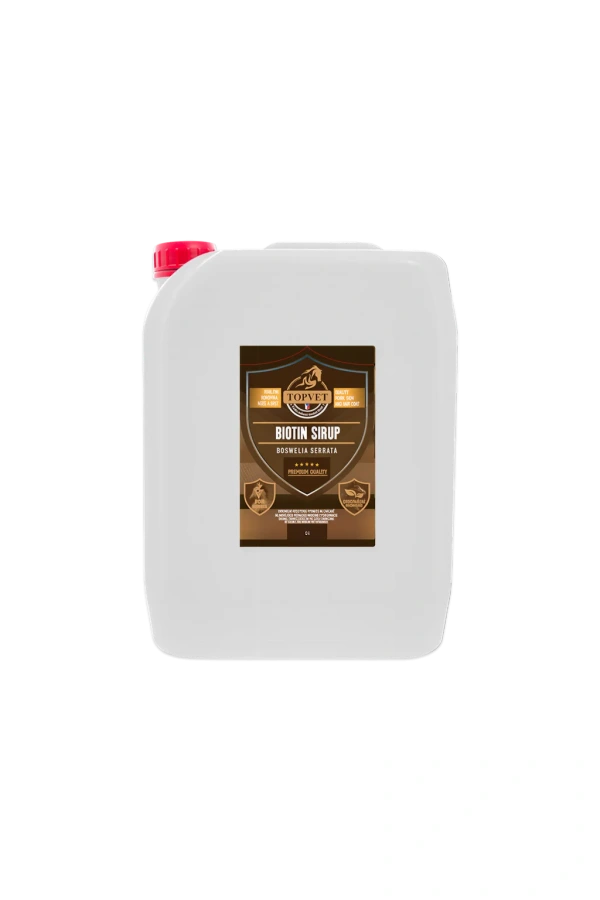 TOPVET Sirup Biotín s bosweliou 5l