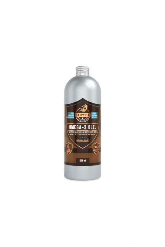TOPVET Omega-3 olej 1000 ml
