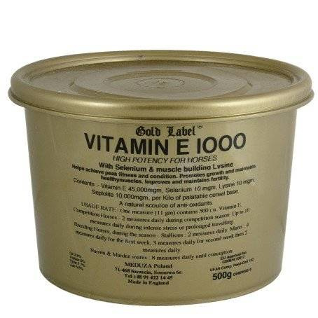 Gold Label Vitamin E 1000 - 500 g