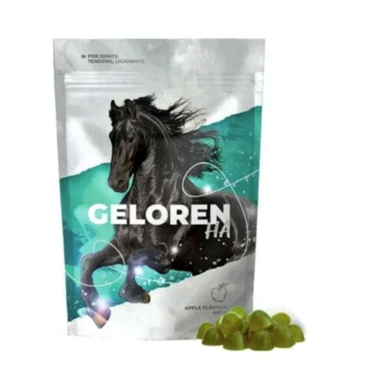 Geloren HA gélové tablety pre kone 450g - jablko