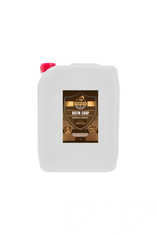 TOPVET Sirup Biotín s bosweliou 5l