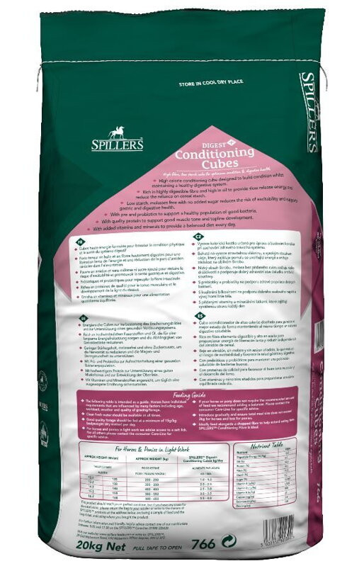 Spillers Digest+ Conditioning Cubes 20kg 3
