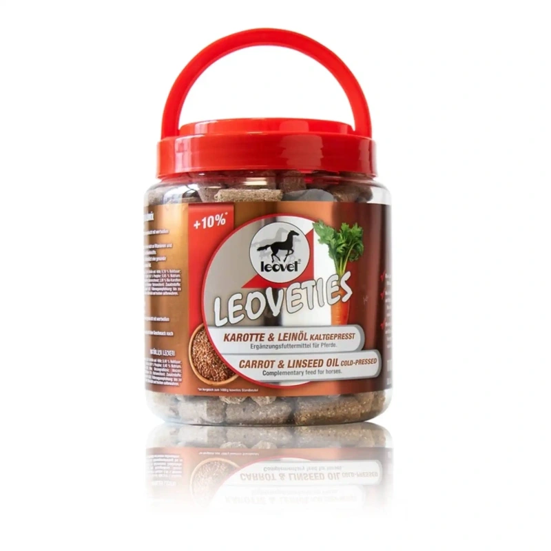 Pamlsky pre kone s mrkvou a ľanovým olejom LEOVETIES 1,1 kg