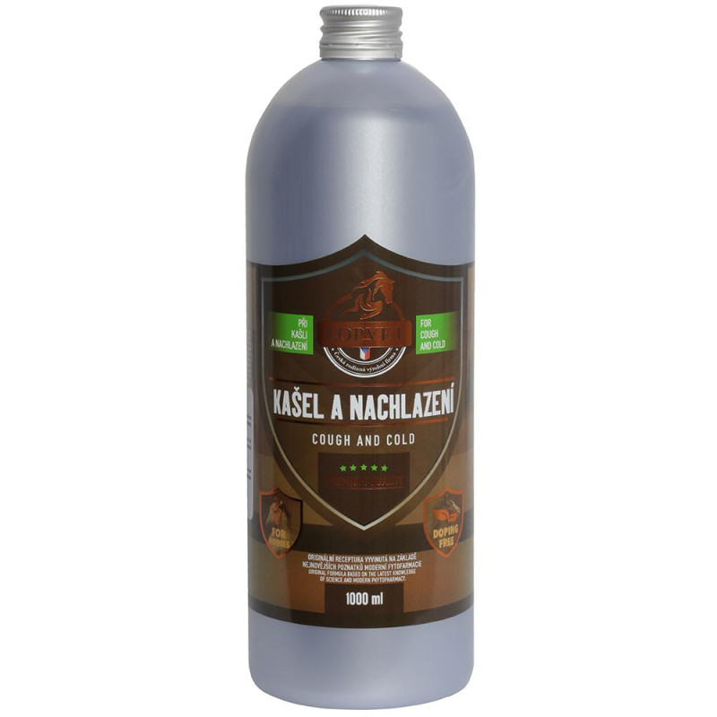 Kašeľ a prechladnutie sirup pre kone TOPVET 1l