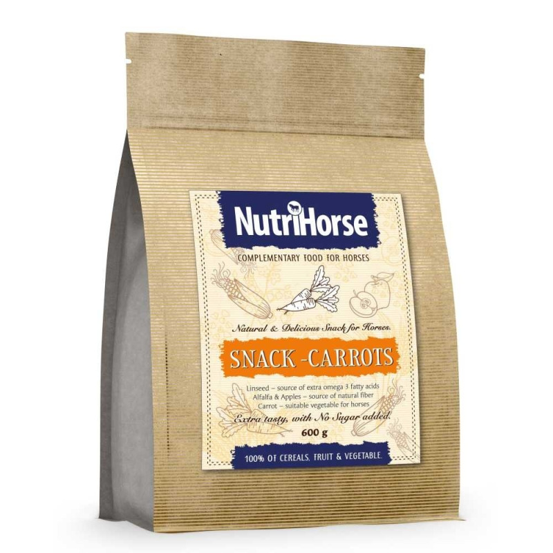 Nutri Horse Snack-Carrots 600g