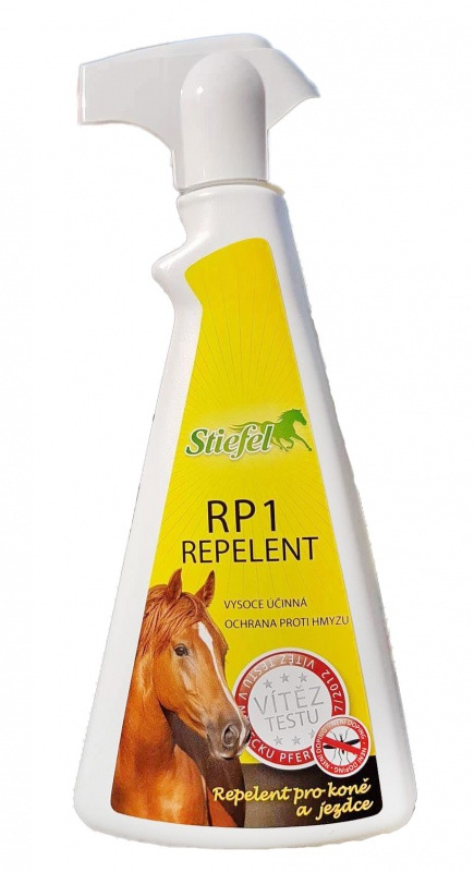 Repelent pre kone a jazdcov, flaša s rozprašovačom Stiefel 500ml